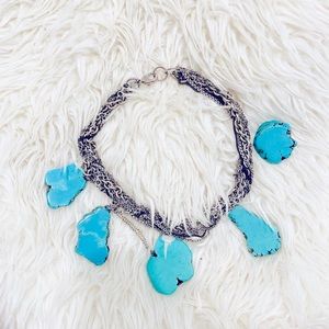 Earth Turquoise Bib Necklace